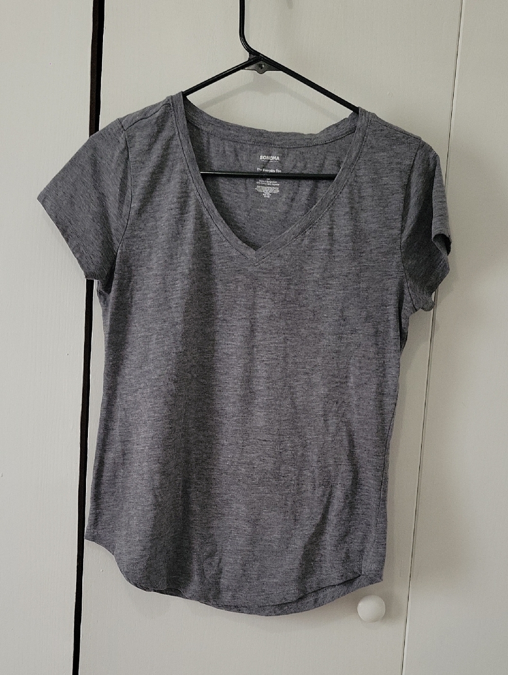 Sonoma Gray V-Neck Short Sleeve Tee